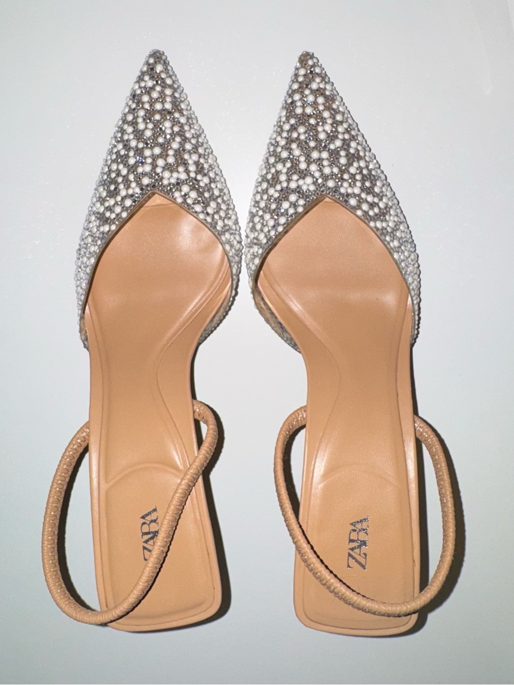 Zara Pearl heeled slingbacks - Picture 3 of 8